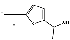 1-(5-(trifluoromethyl)thiophen-2-yl)ethan-1-ol Struktur