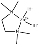 Zinc, diiodo(N1,N1,N2,N2-tetramethyl-1,2-ethanediamine-κN1,κN2)-, (T-4)- Struktur