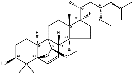 19-Norlanosta-6,24-diene-9-carboxaldehyde, 3,5-dihydroxy-23-methoxy-, cyclic 9,5-(methyl acetal), (αS,3β,5β,9β,10α,23R)-|