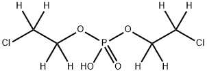 Di-β,β'-Chloroethylphosphoric Acid-d8 Struktur