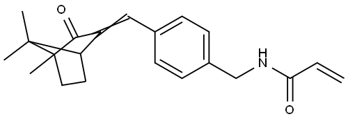 POLYACRYLAMIDOMETHYL BENZYLIDENE CAMPHOR Struktur