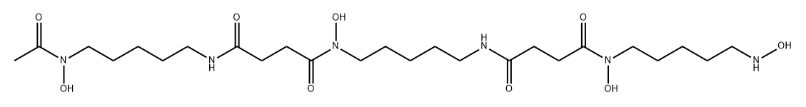 N-hydroxydesferrioxamine B Struktur