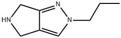 2-propyl-2,4,5,6-tetrahydropyrrolo[3,4-c]pyrazole Struktur