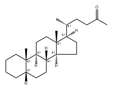 26,27-Dinor-5β-cholestan-24-one Struktur