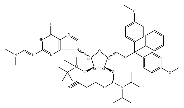 RNA "G" phosphoramidite, 149559-87-5, 結(jié)構(gòu)式