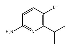 5-bromo-6-isopropylpyridin-2-amine Struktur