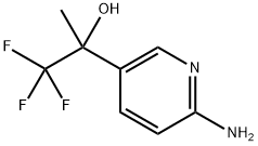 3-Pyridinemethanol, 6-amino-α-methyl-α-(trifluoromethyl)- Struktur