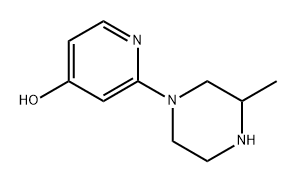 2-(3-methylpiperazin-1-yl)pyridin-4-ol Struktur