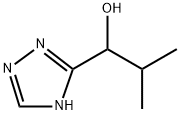 1H-1,2,4-Triazole-5-methanol, α-(1-methylethyl)- Struktur