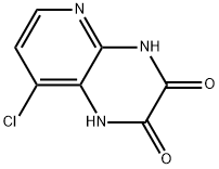 8-Chloro-1,4-dihydro-pyrido[2,3-b]pyrazine-2,3-dione Struktur