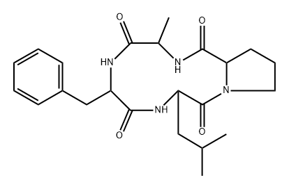 cyclo(prolyl-alanyl-phenylalanyl-leucyl) Struktur