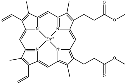 Zn (II) Protoporphyrin IX dimethyl ester Struktur