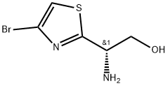 (S)-2-amino-2-(4-bromothiazol-2-yl)ethan-1-ol Struktur