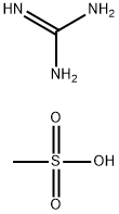 Guanidine, methanesulfonate (1:1) Struktur