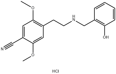 NBOH-2C-CN hydrochloride Struktur