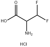 2-amino-3,3-difluoropropanoic acid hcl Struktur