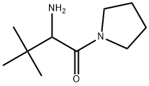 2-amino-3,3-dimethyl-1-(pyrrolidin-1-yl)butan-1-one Struktur