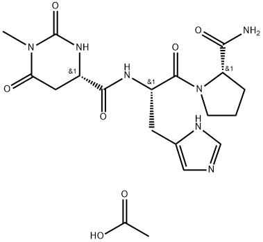 Taltirelin acetate Struktur