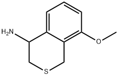 8-methoxyisothiochroman-4-amine Struktur