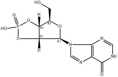 Inosine, cyclic 2',3'-(hydrogen phosphate) (8CI,9CI) Struktur