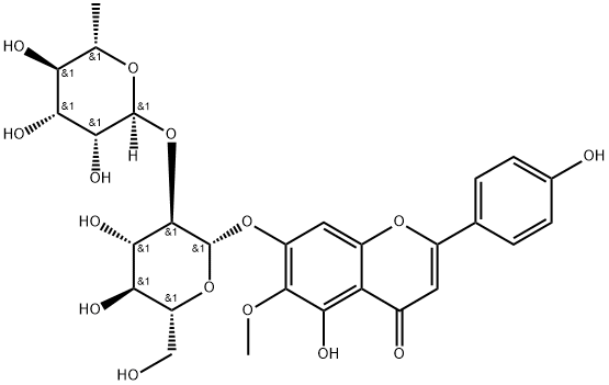 Hispidulin 7-O-neohesperidoside Struktur