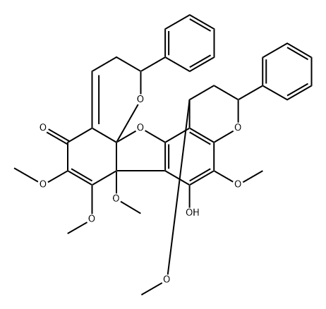 calycopterone Struktur