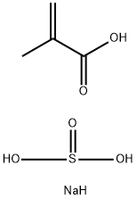 METHACRYLIC ACID-SODIUM HYDROGEN SULFITE TELOMER, SODIUM SALT Struktur