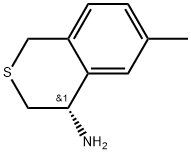 (S)-6-methylisothiochroman-4-amine Struktur