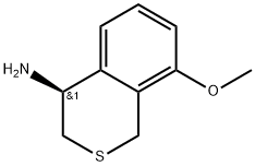 (S)-8-methoxyisothiochroman-4-amine Struktur