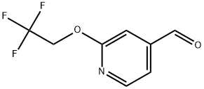 2-(2,2,2-Trifluoroethoxy)-4-pyridinecarboxaldehyde Struktur