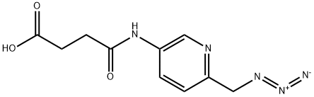 picolyl-azide-Acid Struktur