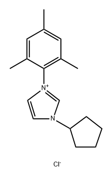 1-Cyclopentyl-3-mesityl-1H-imidazol-3-ium chloride Struktur