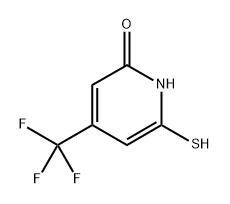 6-mercapto-4-(trifluoromethyl)pyridin-2-ol Struktur