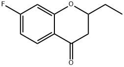 2-ethyl-7-fluorochroman-4-one Struktur