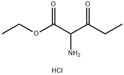 Norvaline, 3-oxo-, ethyl ester, hydrochloride (1:1) Structure