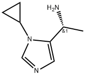 (R)-1-(1-cyclopropyl-1H-imidazol-5-yl)ethan-1-amine Struktur