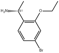 (R)-1-(4-bromo-2-ethoxyphenyl)ethan-1-amine Struktur