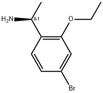 (S)-1-(4-bromo-2-ethoxyphenyl)ethan-1-amine Struktur