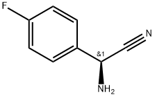 Benzeneacetonitrile, α-amino-4-fluoro-, (αS)- Struktur