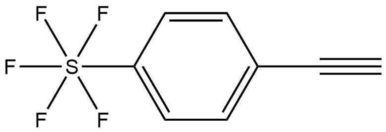 4-(Pentafluorothio)phenylacetylene Struktur