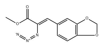 2-Propenoic acid, 2-azido-3-(1,3-benzodioxol-5-yl)-, methyl ester, (2Z)-