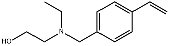 2-[[(4-ethenylphenyl)methyl]ethylamino]ethanol Struktur