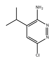 6-chloro-4-isopropylpyridazin-3-amine Struktur