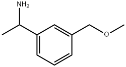 Benzenemethanamine, 3-(methoxymethyl)-α-methyl- Struktur