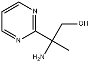 2-Pyrimidineethanol, β-amino-β-methyl- Struktur