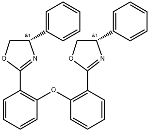 (4S,4'S)-2,2'-(Oxybis(2,1-phenylene))bis(4-phenyl-4,5-dihydrooxazole) Struktur