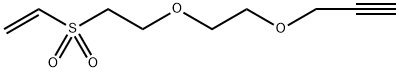 Propargyl-PEG2-Vinyl Sulfone Struktur