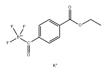 Potassium 4-ethoxycarbonylbenzoyltrifluoroborate Struktur