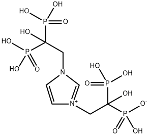 Zoledronic acid impurity B Struktur