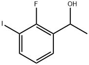 Benzenemethanol, 2-fluoro-3-iodo-α-methyl- Struktur